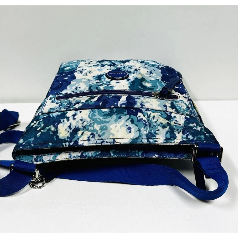 Coach canvas blue
